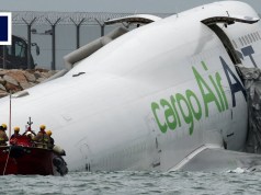 调查称阿联酋航空货机在香港坠毁时发动机喘振导致两人死亡