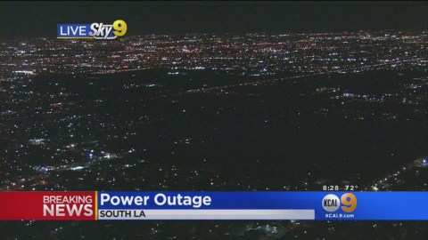 Thousands Without Power In South LA Thousands Without Power In South LA