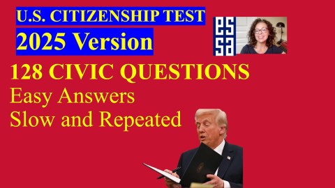 NEW 2025 Version US Citizenship Test – All 128 Civics Questions & Answers – In Order (9/30) NEW 2025 Version US Citizenship Test – All 128 Civics Questions & Answers – In Order (9/30)