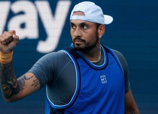 Nick Kyrgios earns first win in over 2 years at Miami Open