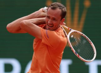 Medvedev fined for smashing racket at Monte Carlo Masters