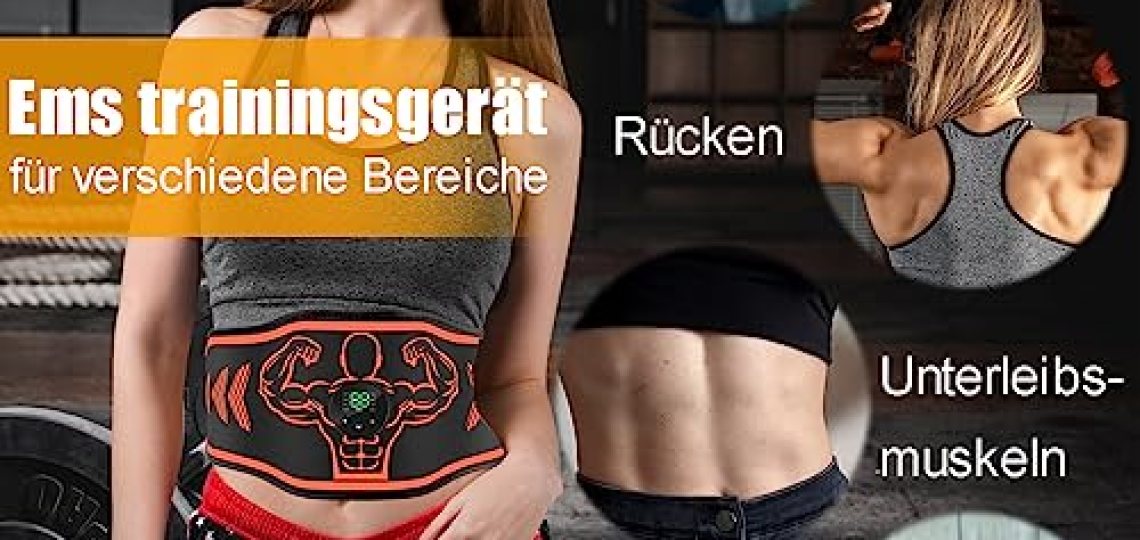 Tosucs EMS Trainingsgerät,Bauchmuskel Gürtel Elektrisch,EMS Tosucs EMS Trainingsgerät,Bauchmuskel Gürtel Elektrisch,EMS