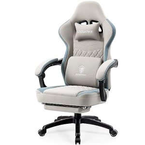 Chaise gaming ergonomique avec massage et repose-pieds Chaise gaming ergonomique avec massage et repose-pieds