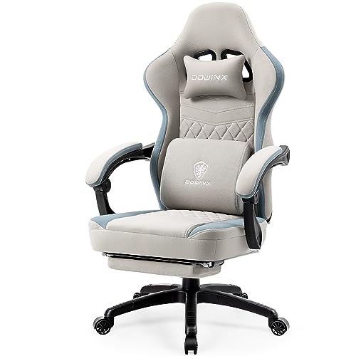Chaise gaming ergonomique avec massage et repose-pieds Chaise gaming ergonomique avec massage et repose-pieds