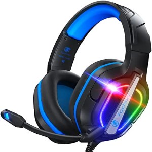 Casque gamer multi format avec micro et lumière RGB Casque gamer multi format avec micro et lumière RGB