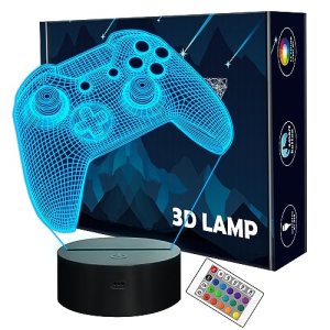Veilleuse 3D jeu console tactile avec 16 couleurs Veilleuse 3D jeu console tactile avec 16 couleurs
