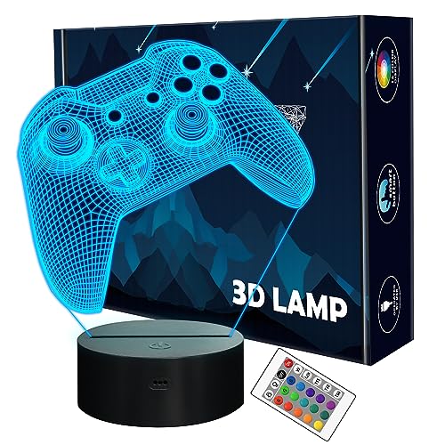 Veilleuse 3D jeu console tactile avec 16 couleurs Veilleuse 3D jeu console tactile avec 16 couleurs