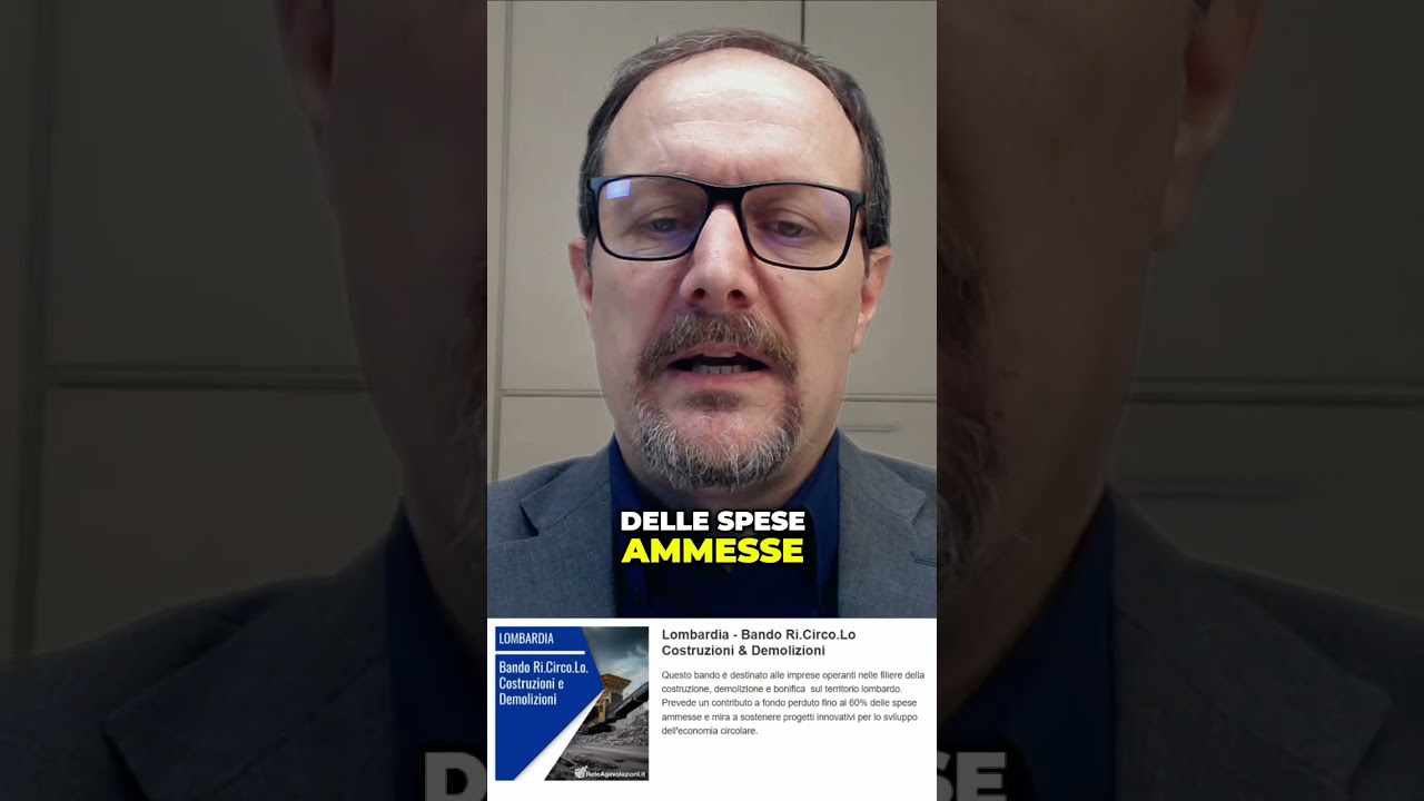 Bando Ricircolo: Finanziamenti per Costruzioni e Demolizioni Bando Ricircolo: Finanziamenti per Costruzioni e Demolizioni