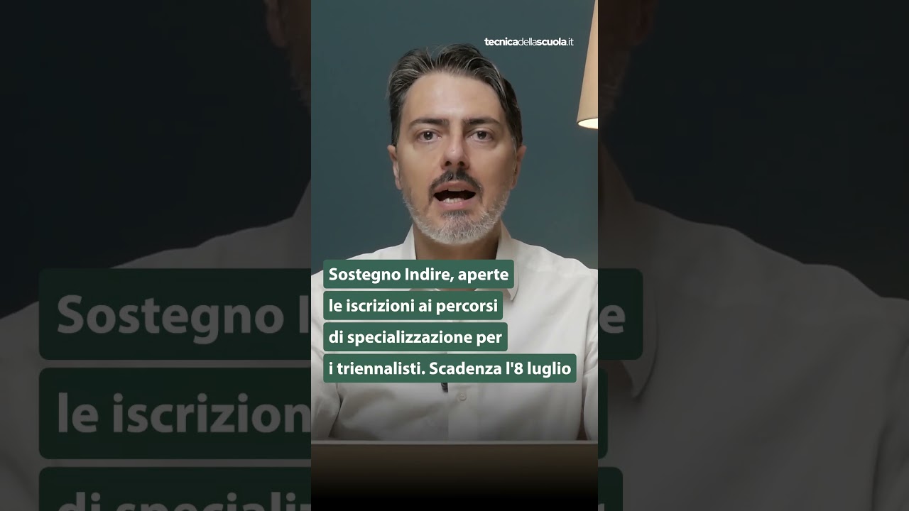 Sostegno Indire, aperte le iscrizioni ai percorsi di specializzazione #docenti #scuola #perte Sostegno Indire, aperte le iscrizioni ai percorsi di specializzazione #docenti #scuola #perte