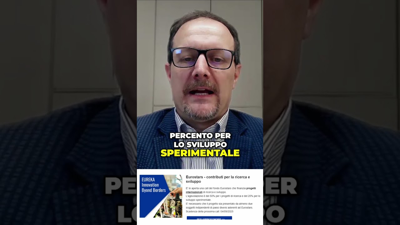 Eurostars 2025: Finanziamenti per Ricerca e Sviluppo! Eurostars 2025: Finanziamenti per Ricerca e Sviluppo!