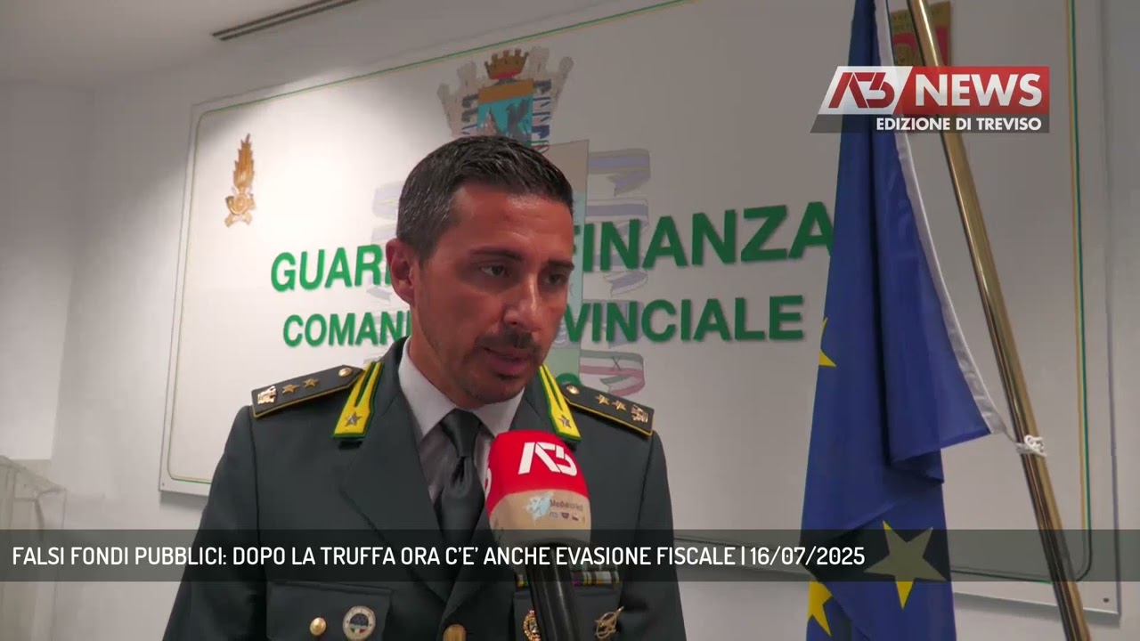 FALSI FONDI PUBBLICI: DOPO LA TRUFFA ORA CβEβ ANCHE EVASIONE FISCALE | 16/07/2025 FALSI FONDI PUBBLICI: DOPO LA TRUFFA ORA CβEβ ANCHE EVASIONE FISCALE | 16/07/2025