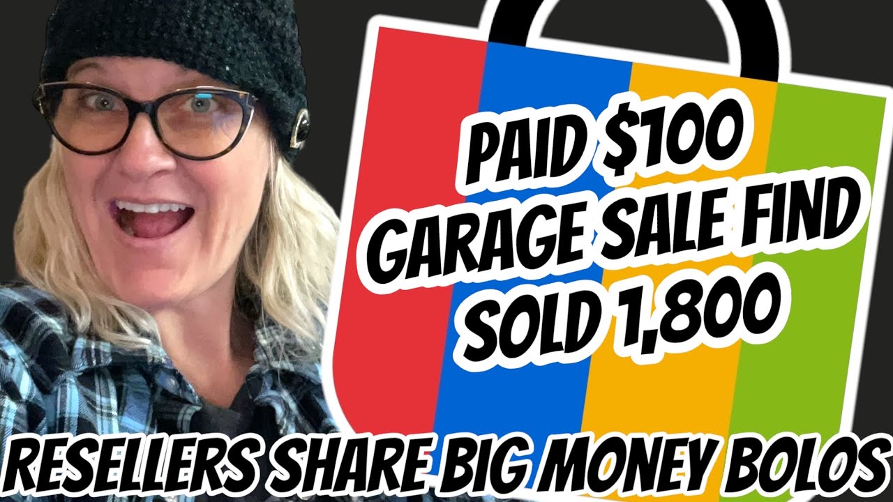 Garage Sale Find Sells for ,800 on ebay Resellers Share What Sold Big Money BOLOs Garage Sale Find Sells for ,800 on ebay Resellers Share What Sold Big Money BOLOs