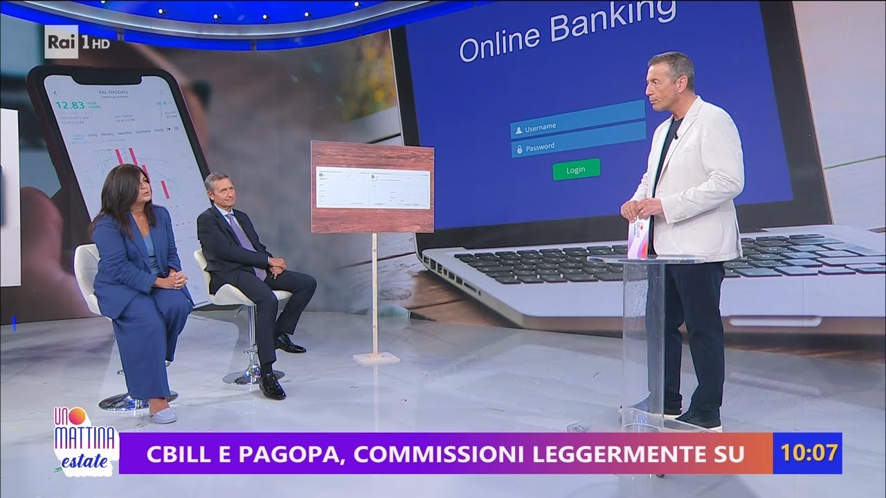 Conti tradizionali: sportello sempre più caro – Unomattina estate 08/07/2025 Conti tradizionali: sportello sempre più caro – Unomattina estate 08/07/2025