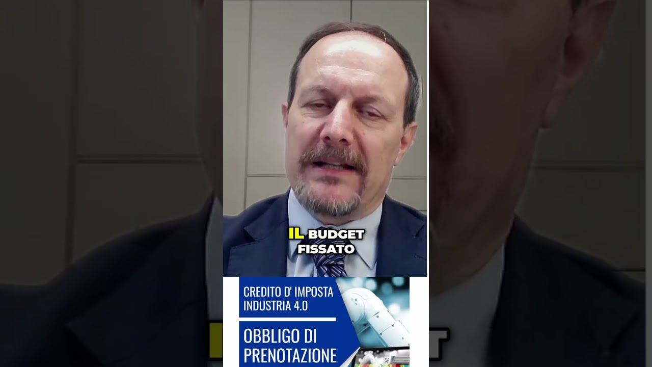 Industria 4.0: Prenotazione obbligatoria credito d’imposta 2025! Industria 4.0: Prenotazione obbligatoria credito d’imposta 2025!