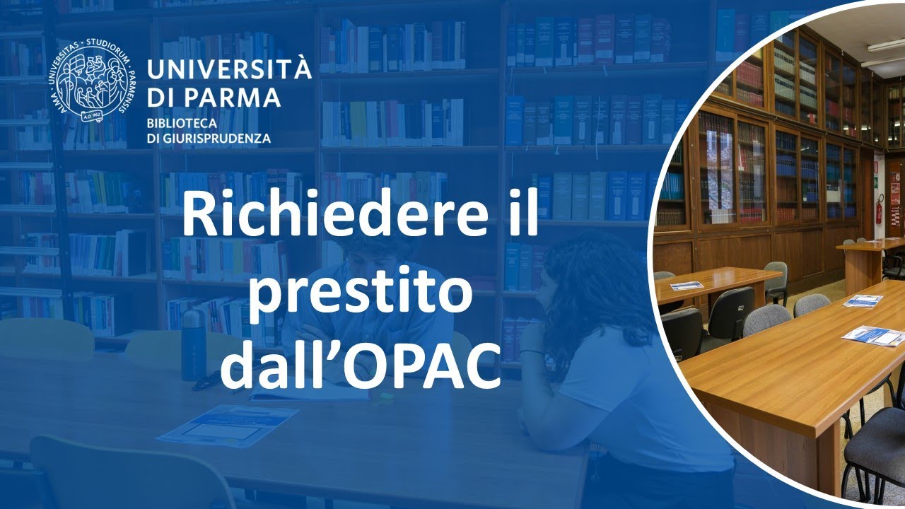 Richiedere il prestito di un libro dal catalogo Richiedere il prestito di un libro dal catalogo