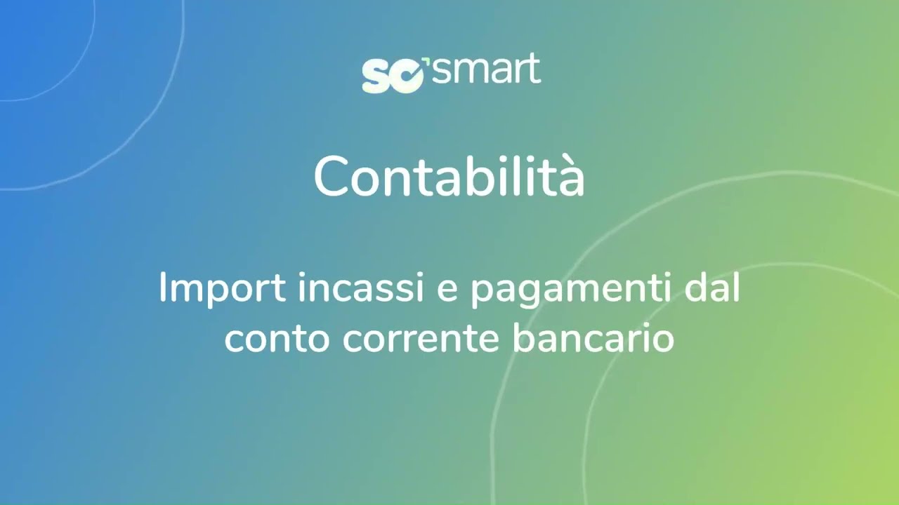 App Contabilità: import incassi e pagamenti dal conto corrente bancario App Contabilità: import incassi e pagamenti dal conto corrente bancario