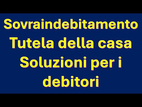 Sovraindebitamento e Tutela della Casa: Una Nuova Era per Debitori e Creditori con Retefin.it Sovraindebitamento e Tutela della Casa: Una Nuova Era per Debitori e Creditori con Retefin.it