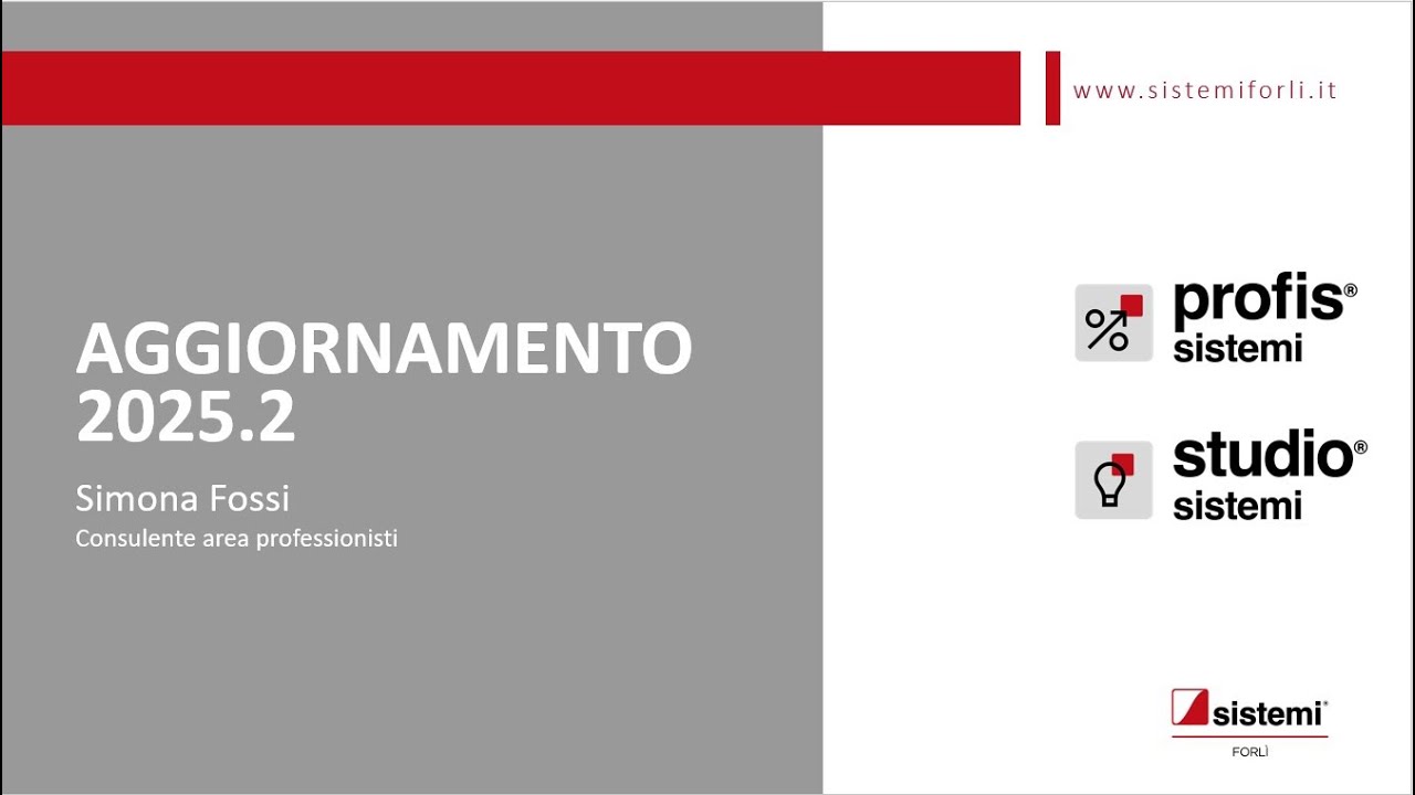 PROFIS: Aggiornamento 2025.2 – #finsubito #finsubitoagevolazioni PROFIS: Aggiornamento 2025.2 – #finsubito #finsubitoagevolazioni