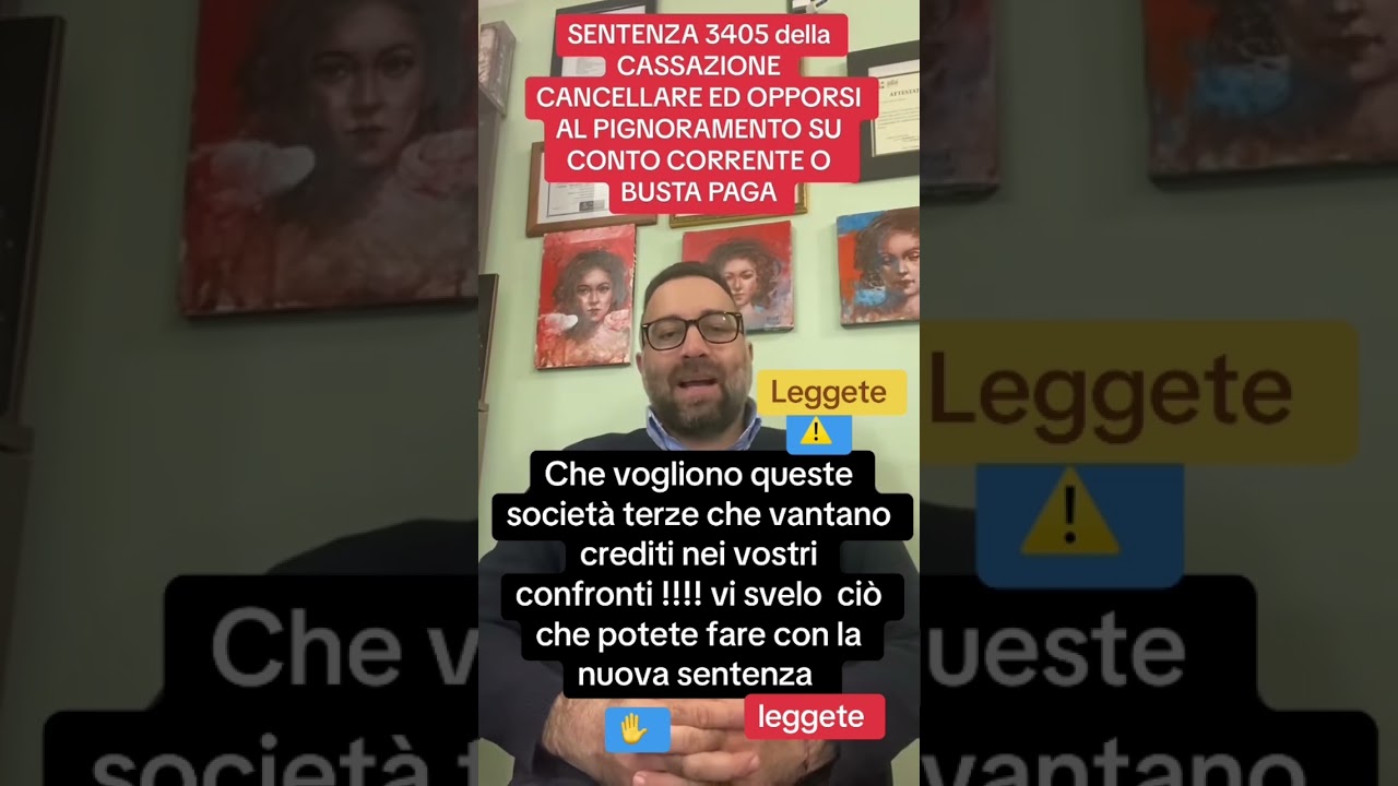 Cancellare il pignoramento su busta paga o conto corrente sentenza #perte #pignoramento #avvocato Cancellare il pignoramento su busta paga o conto corrente sentenza #perte #pignoramento #avvocato
