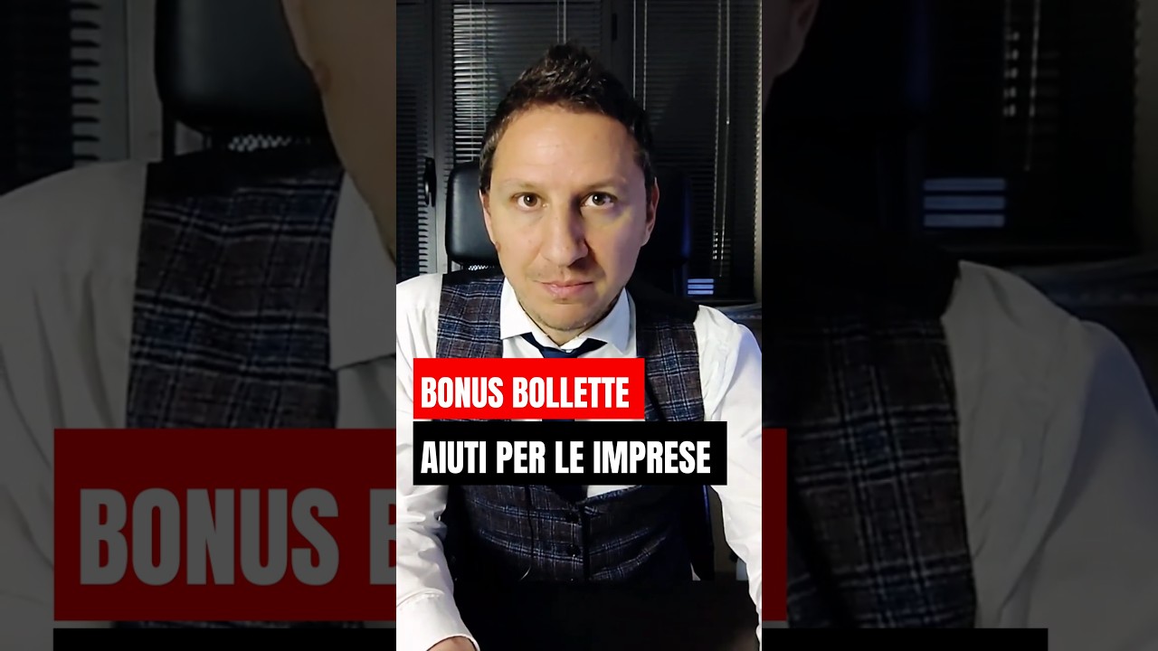 Bonus bollette 2025. Aiuti per microimprese vulnerabili, PMI e imprese energivore! #commercialista Bonus bollette 2025. Aiuti per microimprese vulnerabili, PMI e imprese energivore! #commercialista