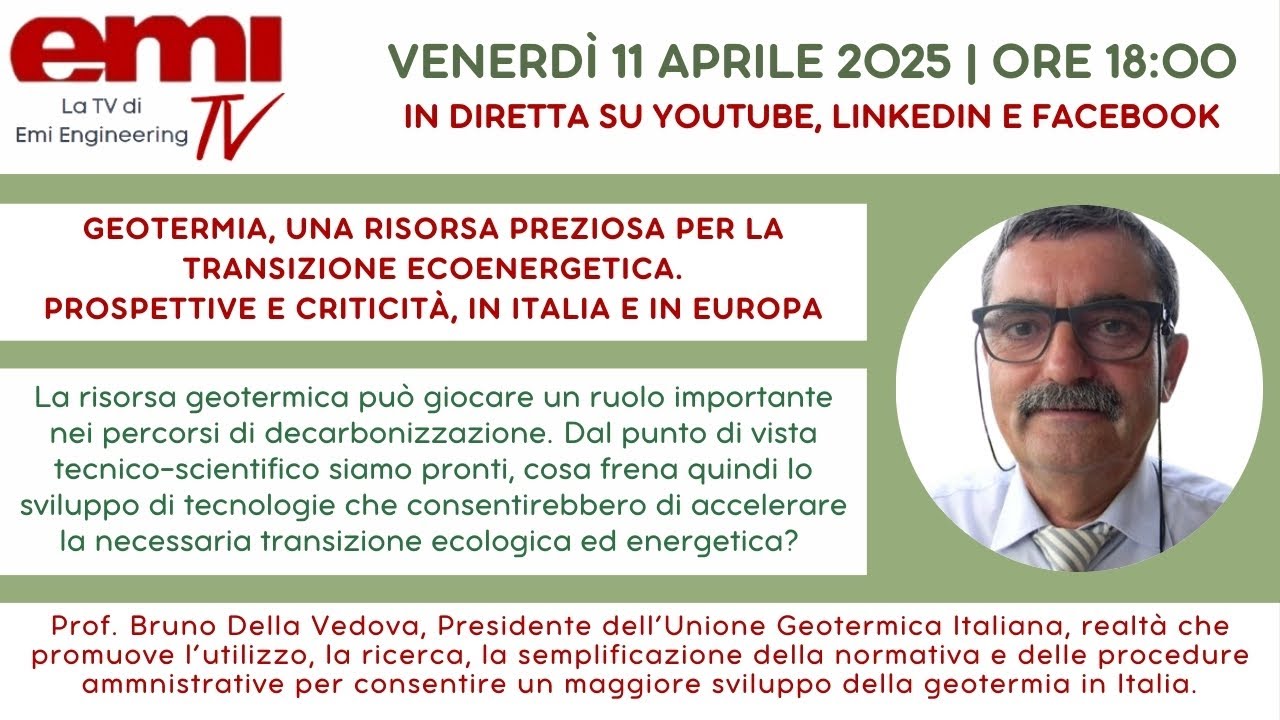 GEOTERMIA, UNA RISORSA PREZIOSA PER LA TRANSIZIONE ECOENERGETICA. PROSPETTIVE E CRITICITÀ. GEOTERMIA, UNA RISORSA PREZIOSA PER LA TRANSIZIONE ECOENERGETICA. PROSPETTIVE E CRITICITÀ.