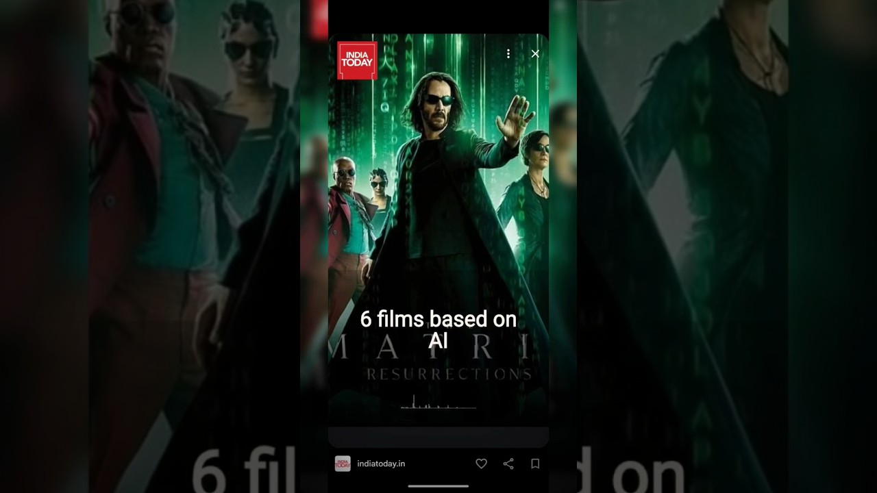 Top 6 movies based on AI. #ai #aimovie #movie #matrix #aitoday #artificialintellgience Top 6 movies based on AI. #ai #aimovie #movie #matrix #aitoday #artificialintellgience