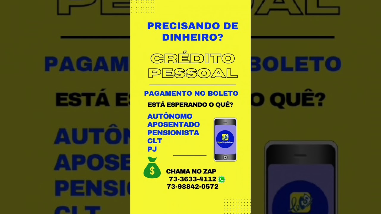 Empréstimo Pessoal com pagamento no Boleto Empréstimo Pessoal com pagamento no Boleto