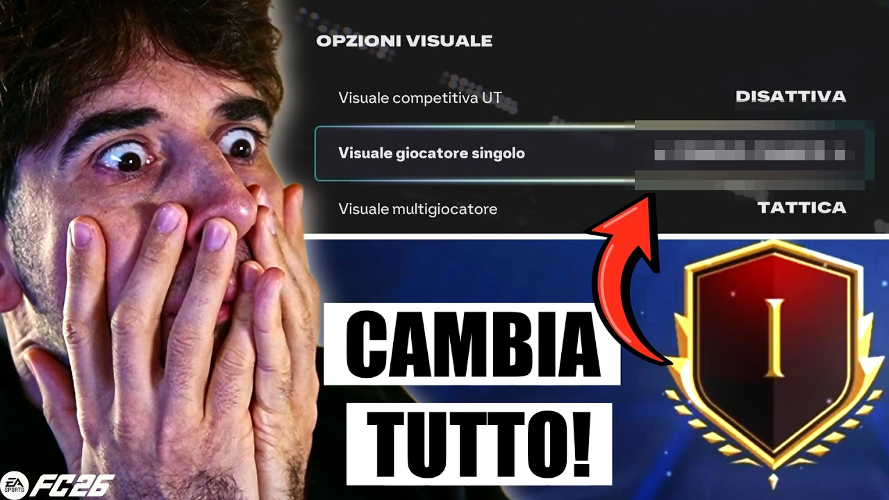 PROVA QUESTA VISUALE e TI CAMBIERÀ COMPLETAMENTE FC 26! PROVA QUESTA VISUALE e TI CAMBIERÀ COMPLETAMENTE FC 26!