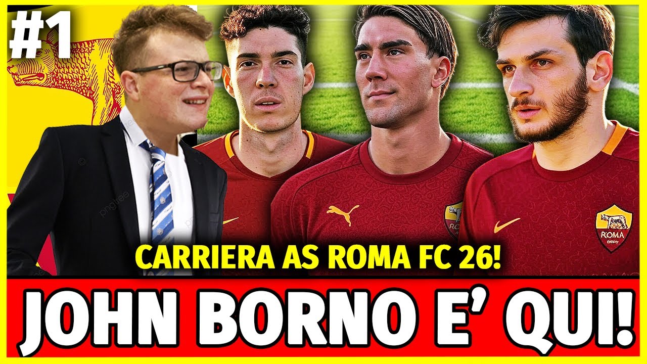 INIZIA LA NUOVA CARRIERA ALLENATORE DI FC 26!! ECCO JOHN BORNO!! NUOVO ALLENATORE DELLA ROMAAA!! INIZIA LA NUOVA CARRIERA ALLENATORE DI FC 26!! ECCO JOHN BORNO!! NUOVO ALLENATORE DELLA ROMAAA!!