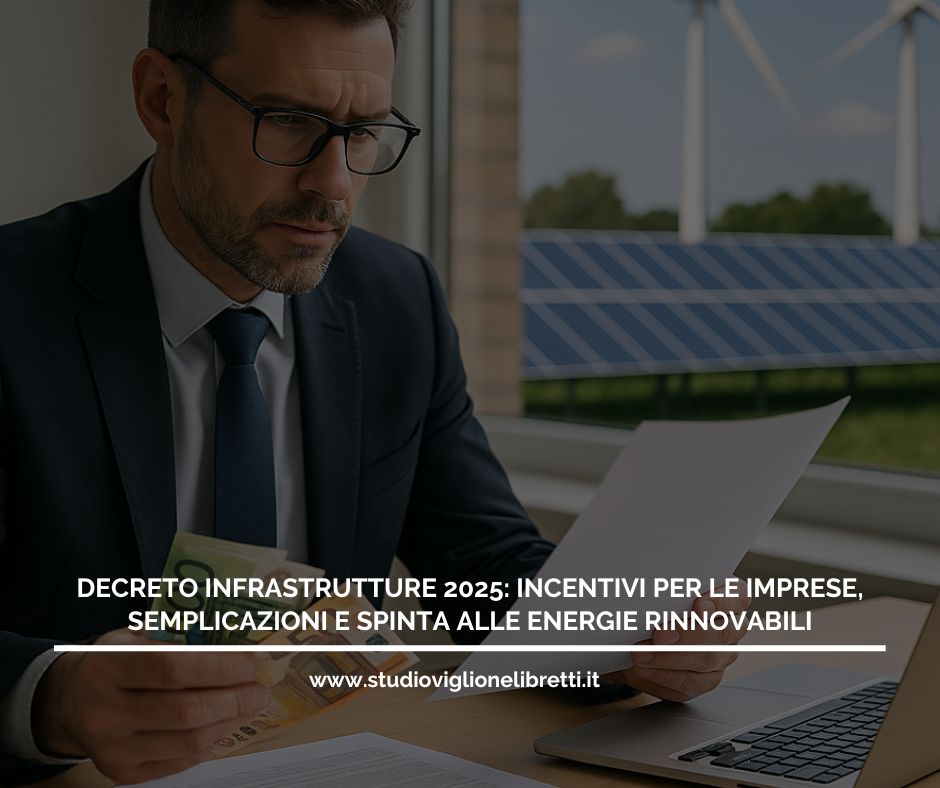 DECRETO INFRASTRUTTURE 2025: INCENTIVI PER LE IMPRESE, SEMPLICAZIONI E SPINTA ALLE ENERGIE RINNOVABILI DECRETO INFRASTRUTTURE 2025: INCENTIVI PER LE IMPRESE, SEMPLICAZIONI E SPINTA ALLE ENERGIE RINNOVABILI