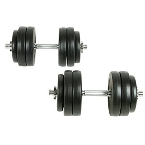 vidaXL 2x Hantel 30 kg Gewichte Kurzhanteln Hantelset vidaXL 2x Hantel 30 kg Gewichte Kurzhanteln Hantelset