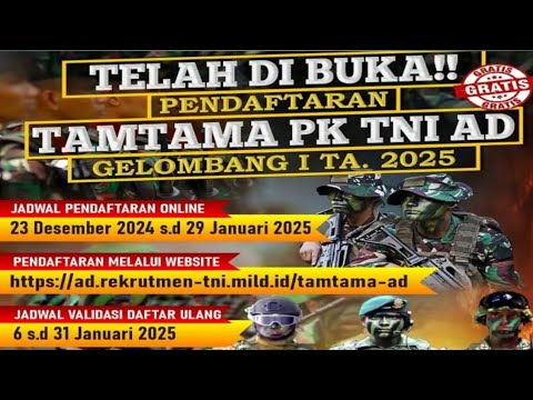 Pendaftaran Tamtama TNI AL 2025 Pendaftaran Tamtama TNI AL 2025
