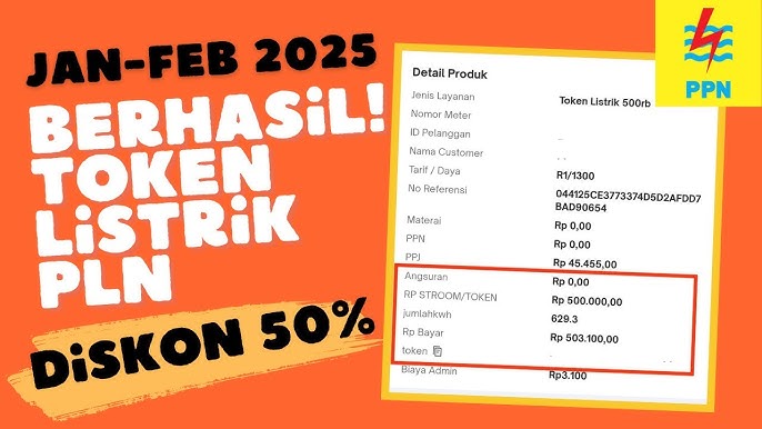 Fakta Penting Tentang Diskon Listrik 50% PLN! Ini Batas Maksimal Pembelian Token Februari 2025 Fakta Penting Tentang Diskon Listrik 50% PLN! Ini Batas Maksimal Pembelian Token Februari 2025