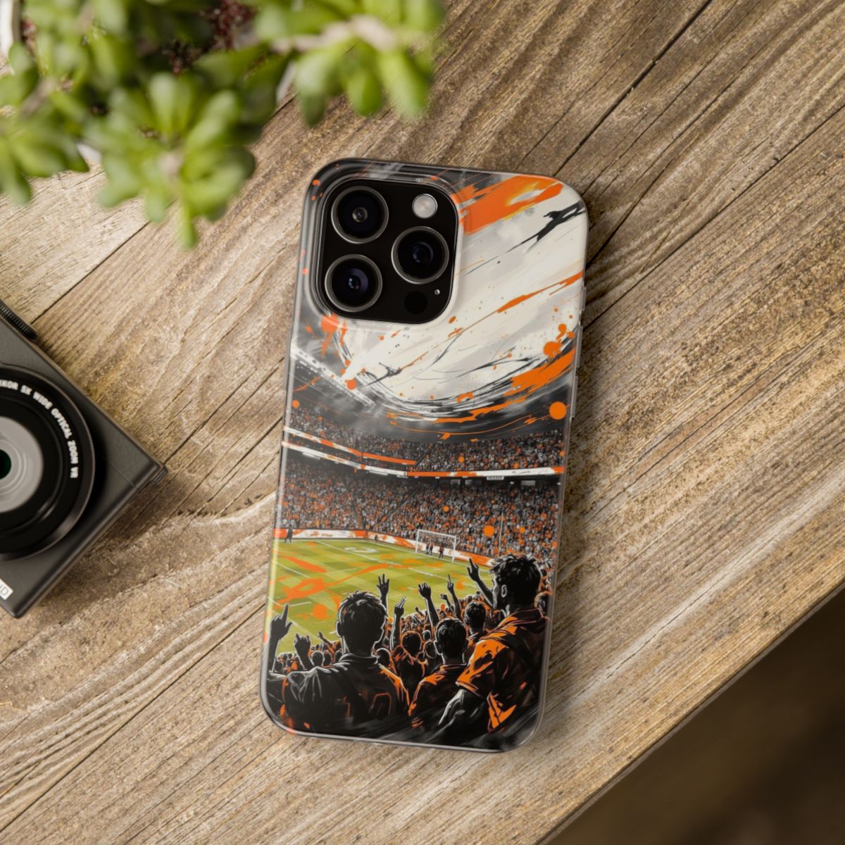 Crowded Stadium Ink iPhone 15 Pro Max Flexi Phone Case Crowded Stadium Ink iPhone 15 Pro Max Flexi Phone Case
