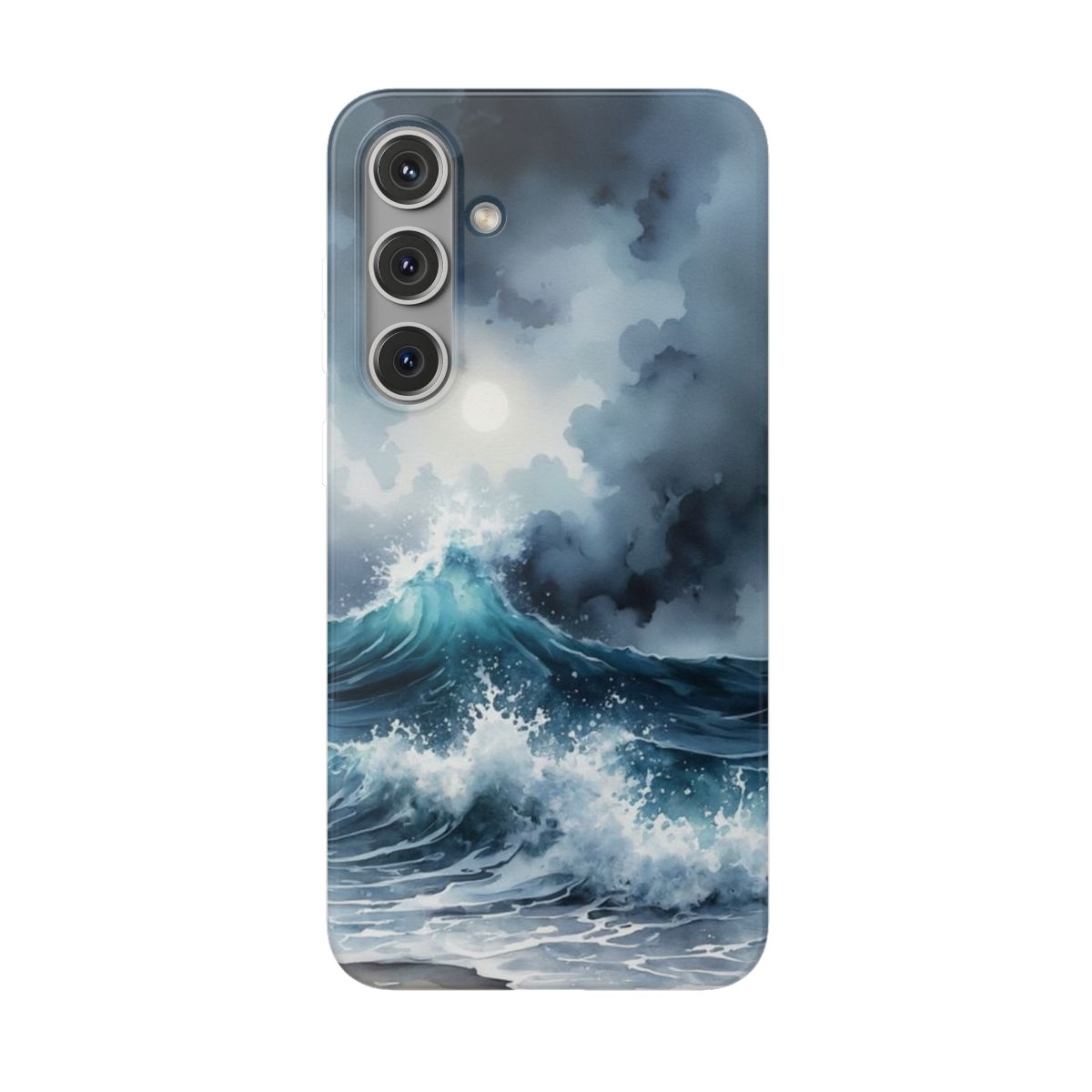 Storm Sea Wtr Samsung Galaxy S24 Plus Flexi Phone Case Storm Sea Wtr Samsung Galaxy S24 Plus Flexi Phone Case