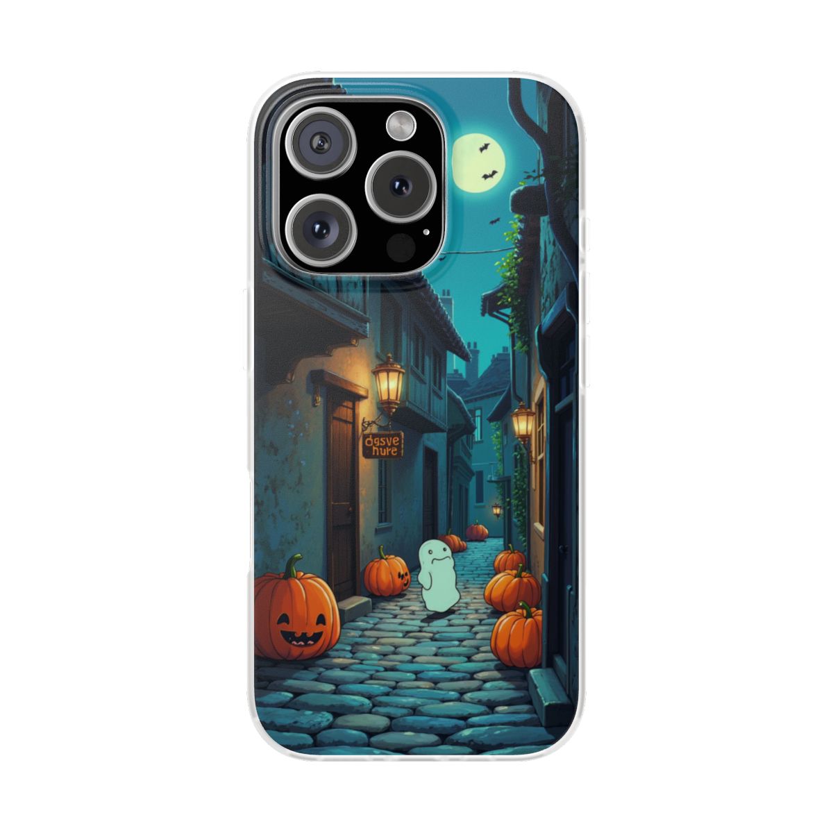 Halloween Cozy iPhone 16 Pro Flexi Phone Case Halloween Cozy iPhone 16 Pro Flexi Phone Case