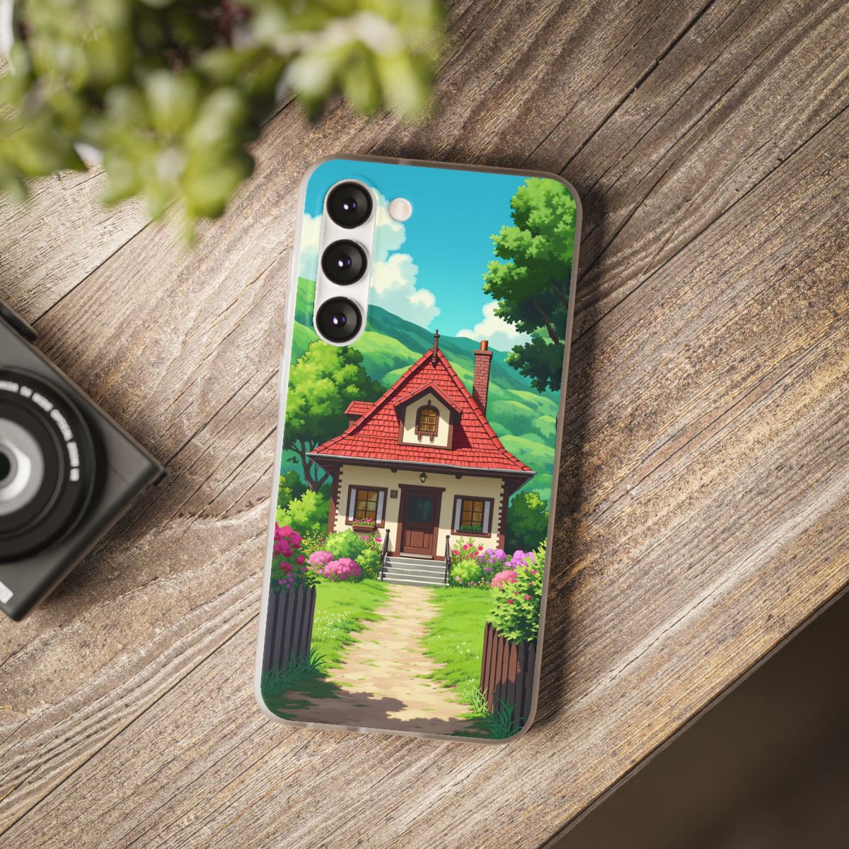 Cozy Cottage Samsung Galaxy S23 Plus Flexi Phone Case Cozy Cottage Samsung Galaxy S23 Plus Flexi Phone Case