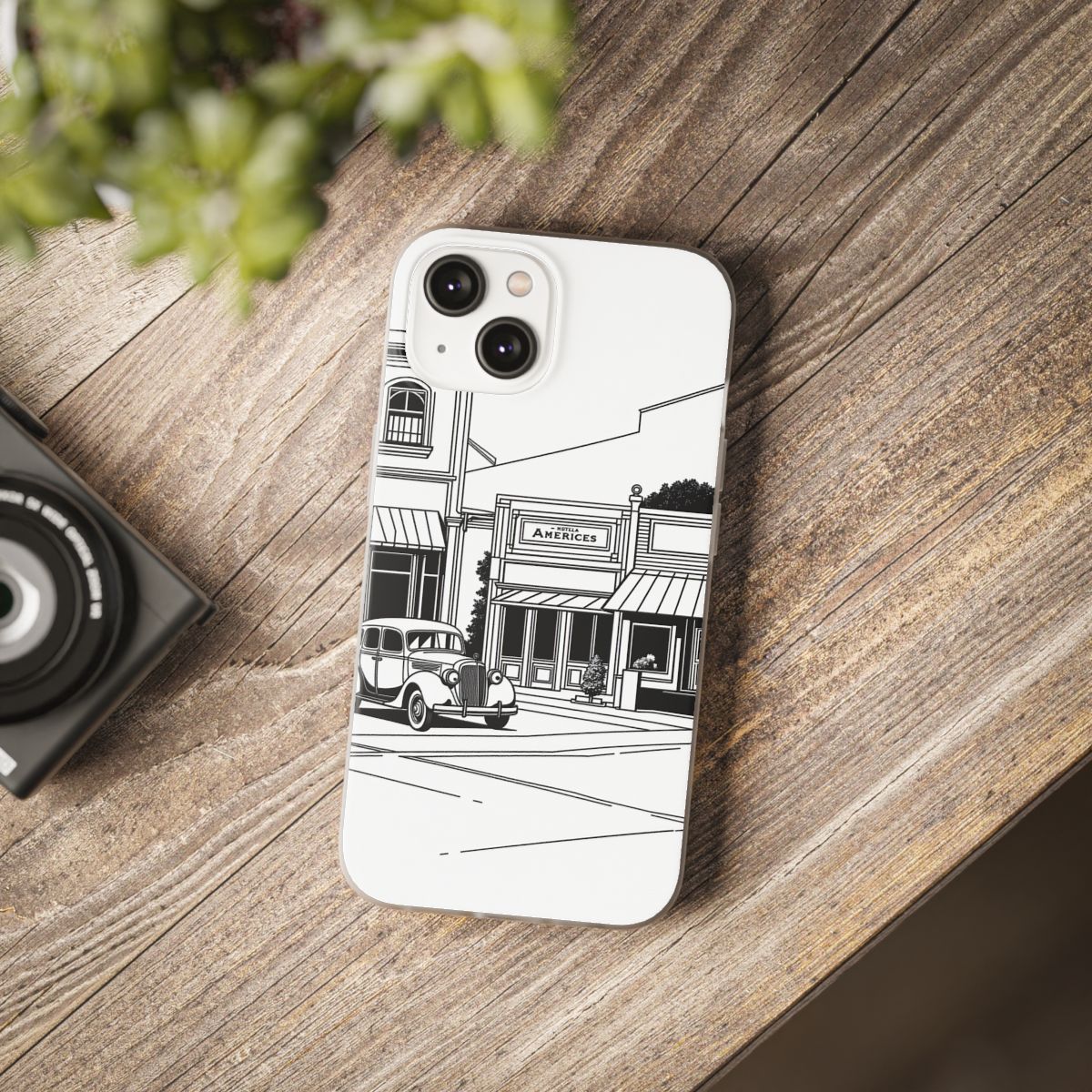 1930s Americana iPhone 14 Flexi Phone Case 1930s Americana iPhone 14 Flexi Phone Case