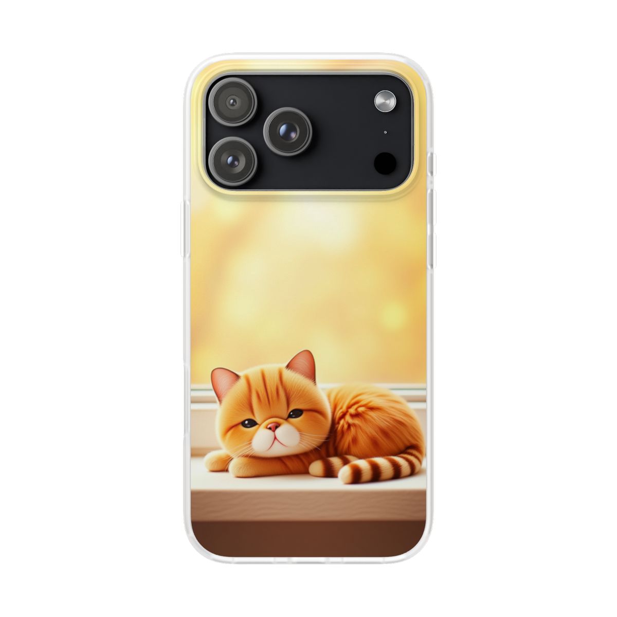 Sunlit Nap Cat iPhone 17 Pro Max Flexi Phone Case Sunlit Nap Cat iPhone 17 Pro Max Flexi Phone Case