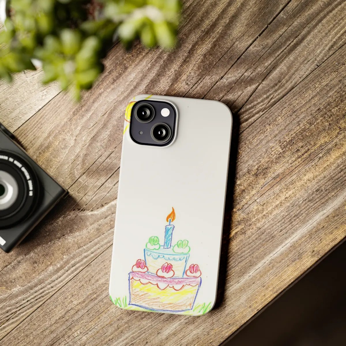 Birthday Cake Slim Phone Case Birthday Cake Slim Phone Case