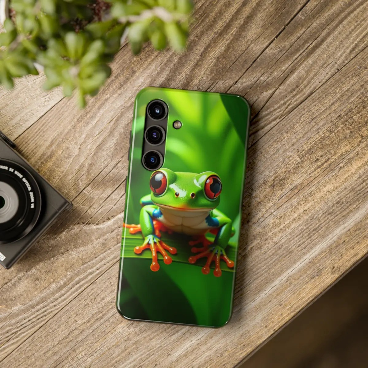 Frog Leaf Glow Tough Phone Case Frog Leaf Glow Tough Phone Case