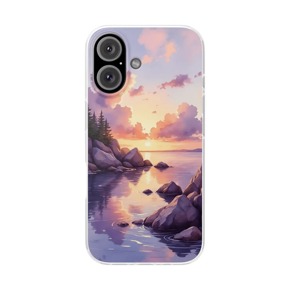 Bay Sunset Glow Flexi Phone Case Bay Sunset Glow Flexi Phone Case