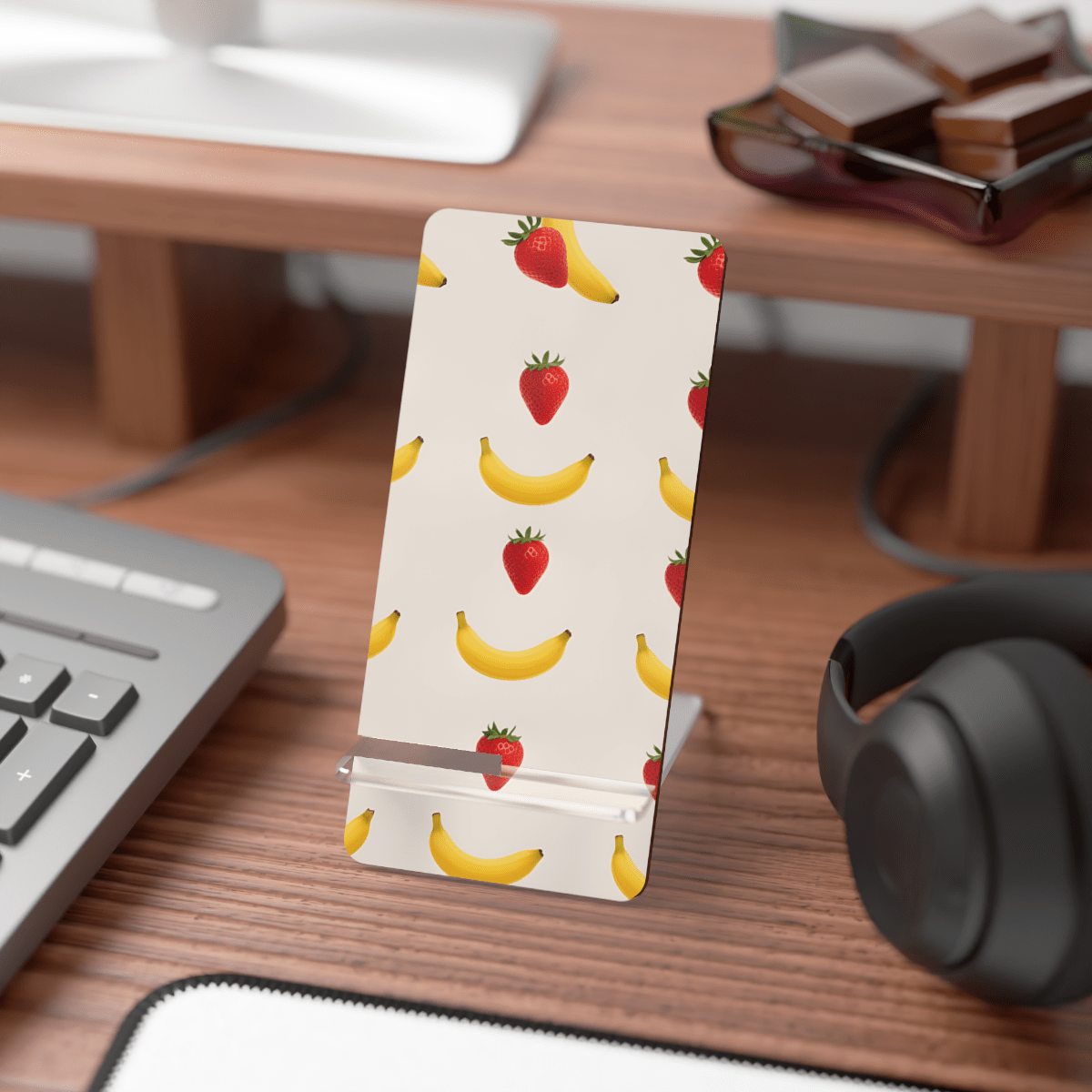 Fruit Pair Pattern Phone Display Stand Fruit Pair Pattern Phone Display Stand