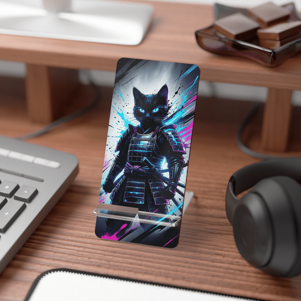 Neon Cat Phone Display Stand Neon Cat Phone Display Stand