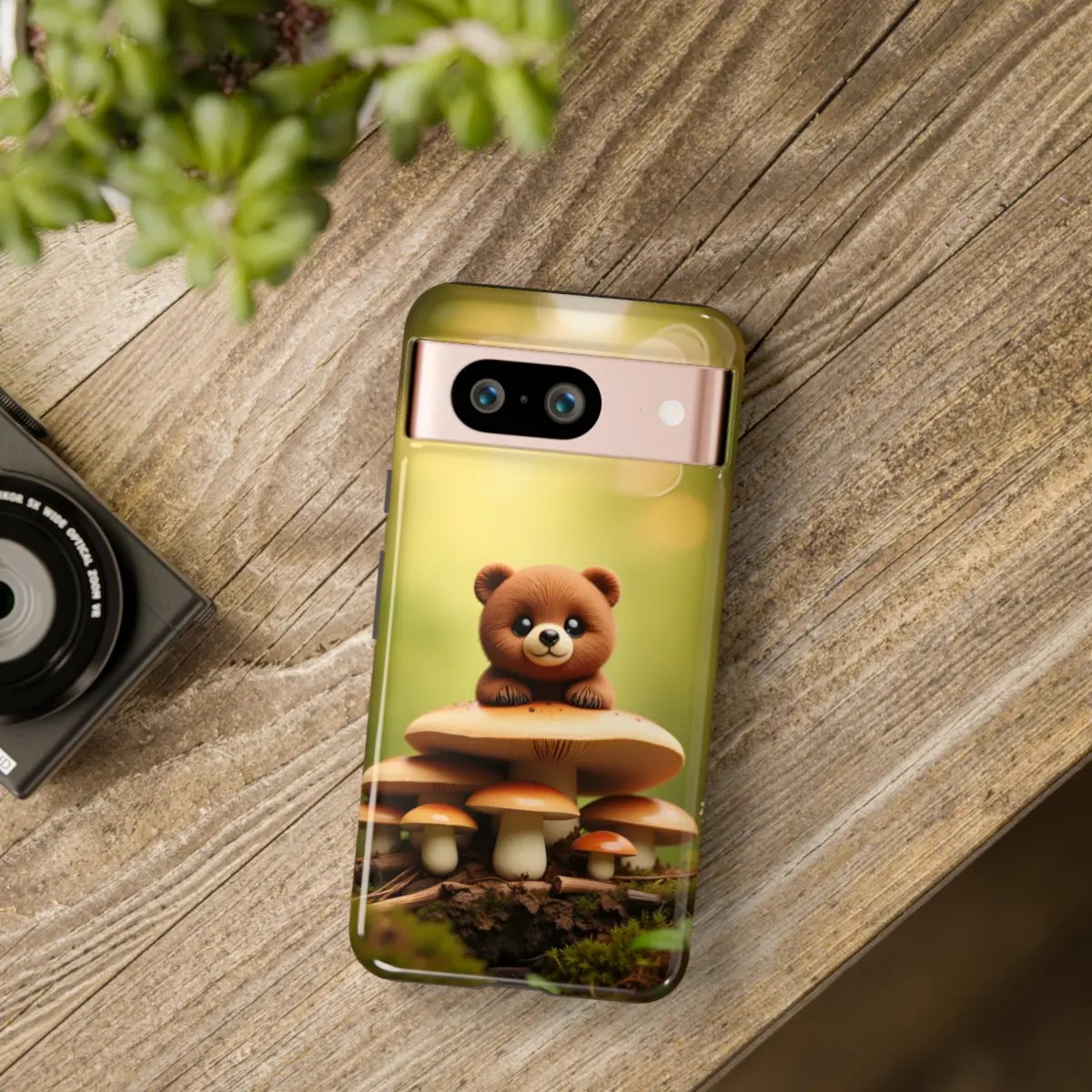 Bear MushroomTough Phone Case Bear MushroomTough Phone Case