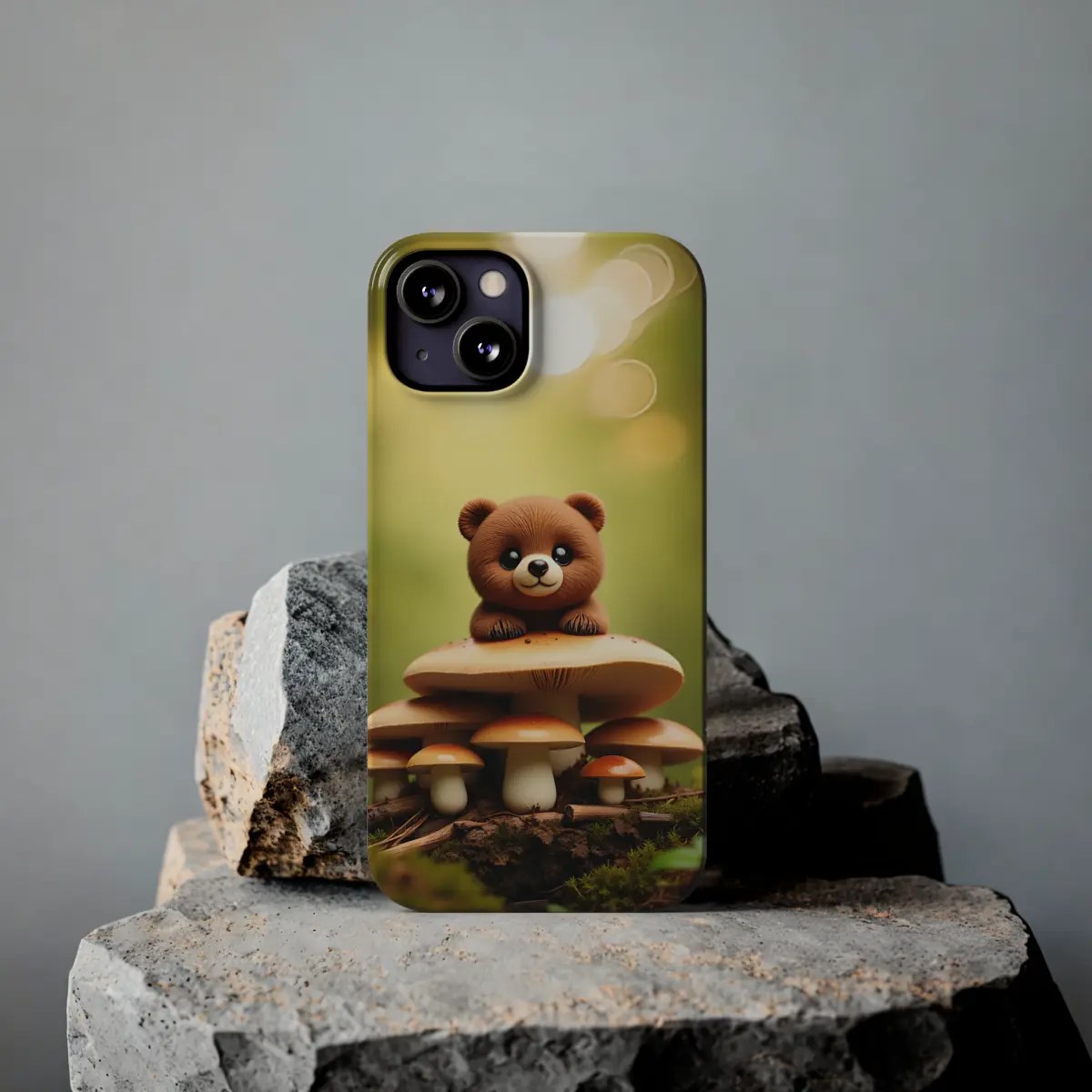 Bear Mushroom Slim Phone Case Bear Mushroom Slim Phone Case