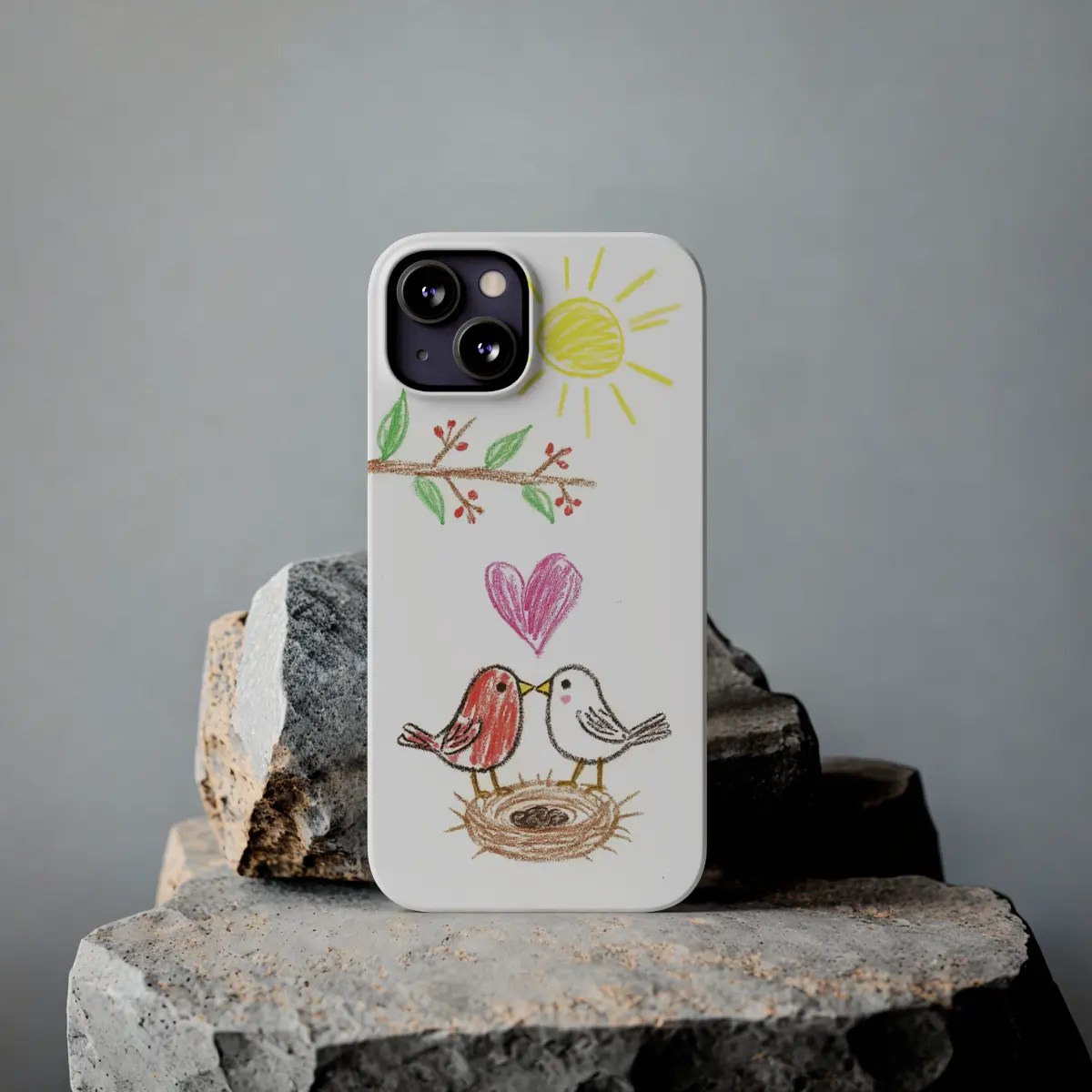 Bird Heart Nest Slim Phone Case Bird Heart Nest Slim Phone Case