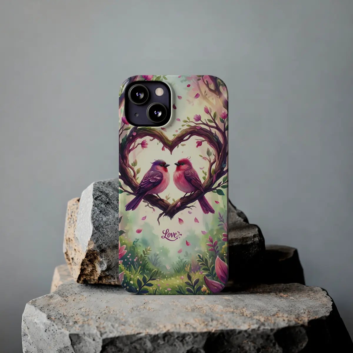 Bird Heart Love Slim Phone Case Bird Heart Love Slim Phone Case