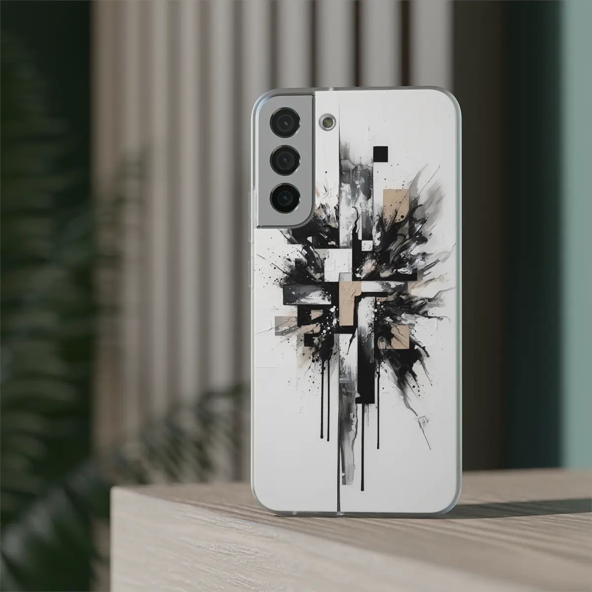 Block Fracture Flexi Phone Case Block Fracture Flexi Phone Case