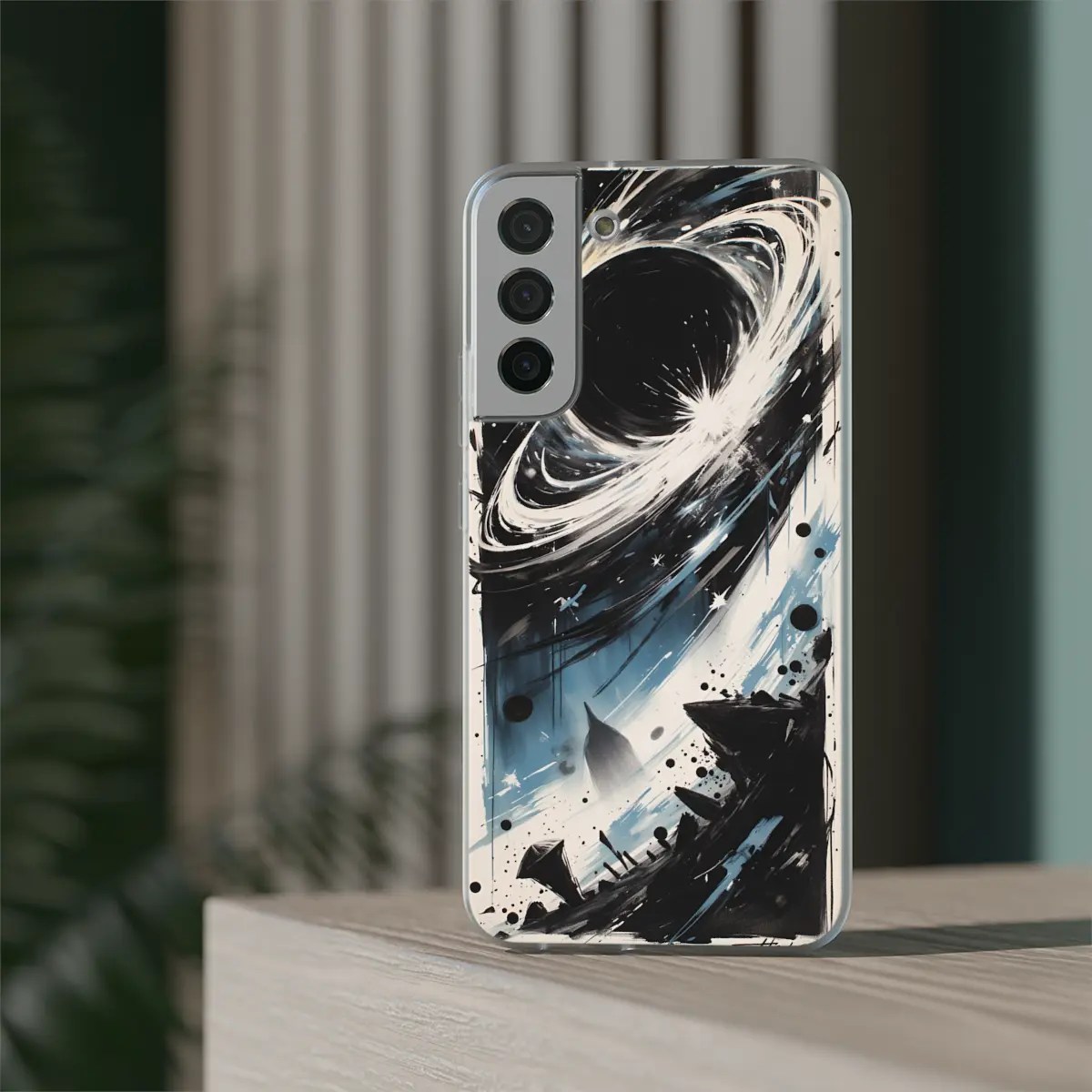 Black Hole Drift Flexi Phone Case Black Hole Drift Flexi Phone Case